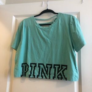 Victoria secret PINK blue crop top